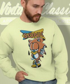 Garfield Sonic The Hedgehog Sweatshirt