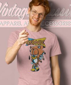 Garfield Sonic The Hedgehog T Shirt