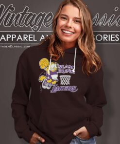 Garfield X Lakers Nba Slam Dunk Hoodie