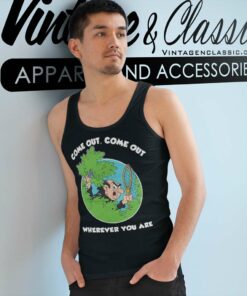 Gargamel Come Out Smurfs Tank Top Racerback