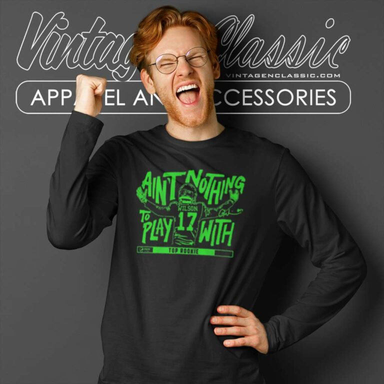 Garrett Wilson Aint Nothin To Play With Top Rookie Long Sleeve Tee Garrett Wilson Aint Nothin To Play With Top Rookie Long Sleeve Tee