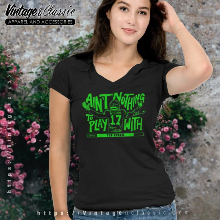 Garrett Wilson Aint Nothin To Play With Top Rookie V Neck TShirt Garrett Wilson Aint Nothin To Play With Top Rookie V Neck TShirt