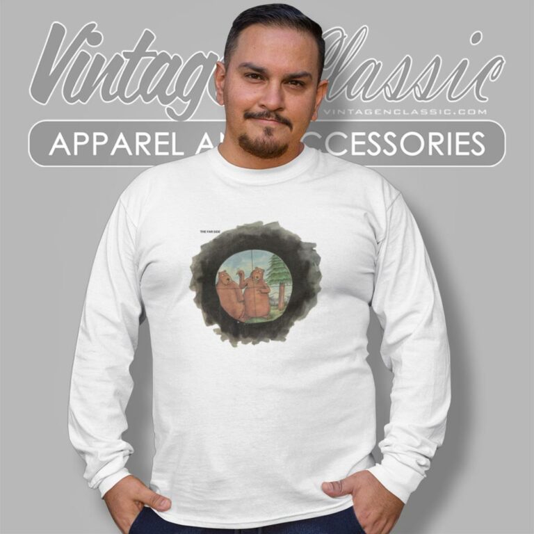 Gary Larson Comic Strip Bears Hunting The Far Side Long Sleeve Tee Gary Larson Comic Strip Bears Hunting The Far Side Long Sleeve Tee