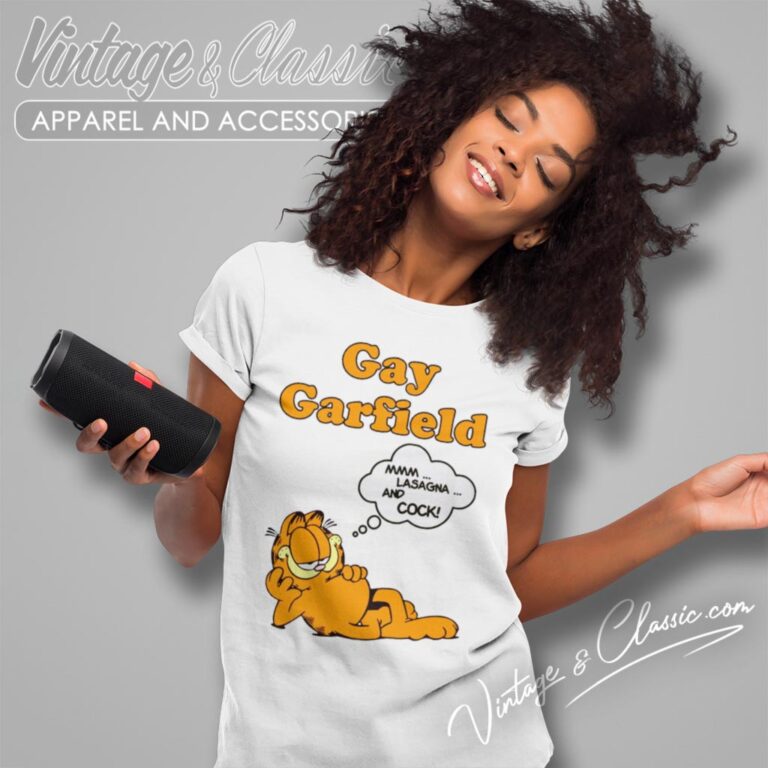 Gay Garfield Women T Shirt Gay Garfield Women T Shirt