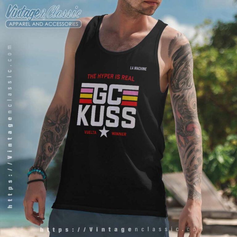 Gc Kuss Vuelta Winner Shirt Team Jumbo Visma The Hyper Is Real Tank Top Racerback Gc Kuss Vuelta Winner Shirt Team Jumbo Visma The Hyper Is Real Tank Top Racerback