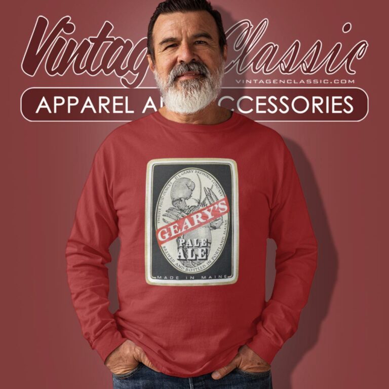 Gearys Pale Ale Made In Maine Beer Long Sleeve Tee Gearys Pale Ale Made In Maine Beer Long Sleeve Tee