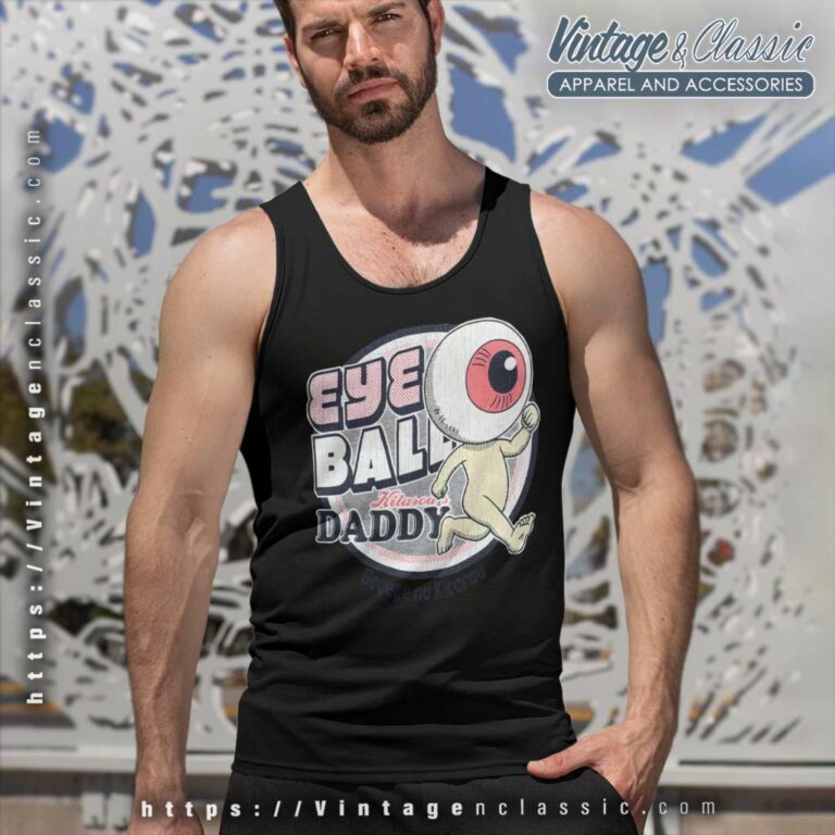 Gegege No Kitaro Eye Ball Daddy Tank Top Racerback Gegege No Kitaro Eye Ball Daddy Tank Top Racerback