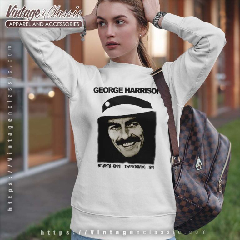 George Harrison 1974 Thanksgiving Sweatshirt George Harrison 1974 Thanksgiving Sweatshirt