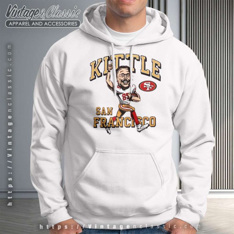 George Kittle San Francisco 49ers Caricature Hoodie George Kittle San Francisco 49ers Caricature Hoodie
