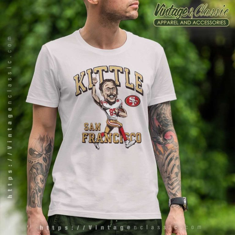 George Kittle San Francisco 49ers Caricature T Shirt George Kittle San Francisco 49ers Caricature T Shirt