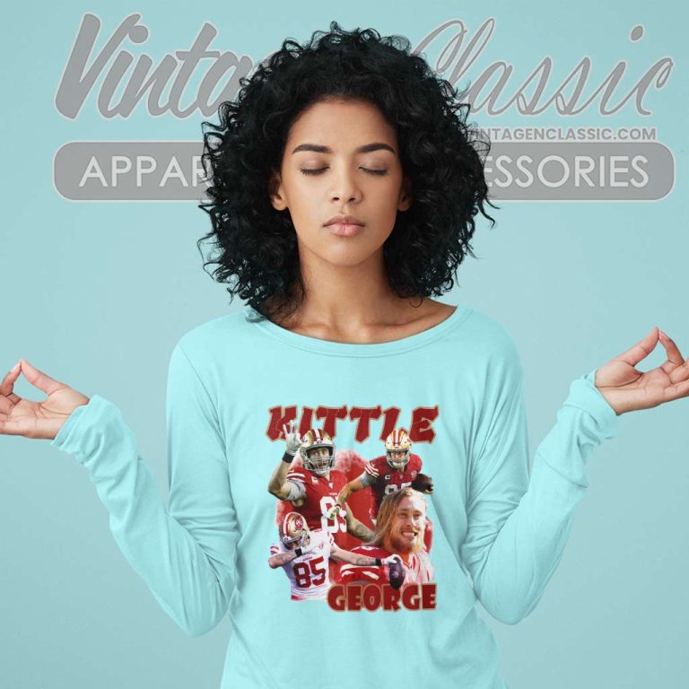 George Kittle Shirt San Francisco 49ers Long Sleeve Tee George Kittle Shirt San Francisco 49ers Long Sleeve Tee