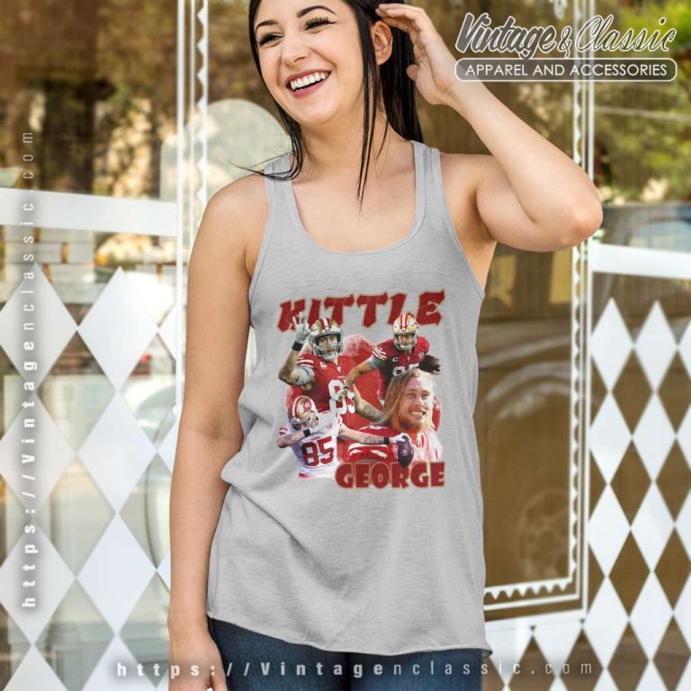 George Kittle Shirt San Francisco 49ers Tank Top Racerback George Kittle Shirt San Francisco 49ers Tank Top Racerback