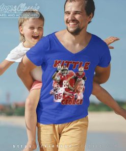 George Kittle Shirt San Francisco 49ers V Neck TShirt