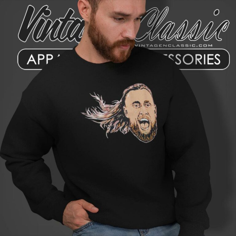 George Kittle Swag Head San Francisco 49ers Sweatshirt George Kittle Swag Head San Francisco 49ers Sweatshirt