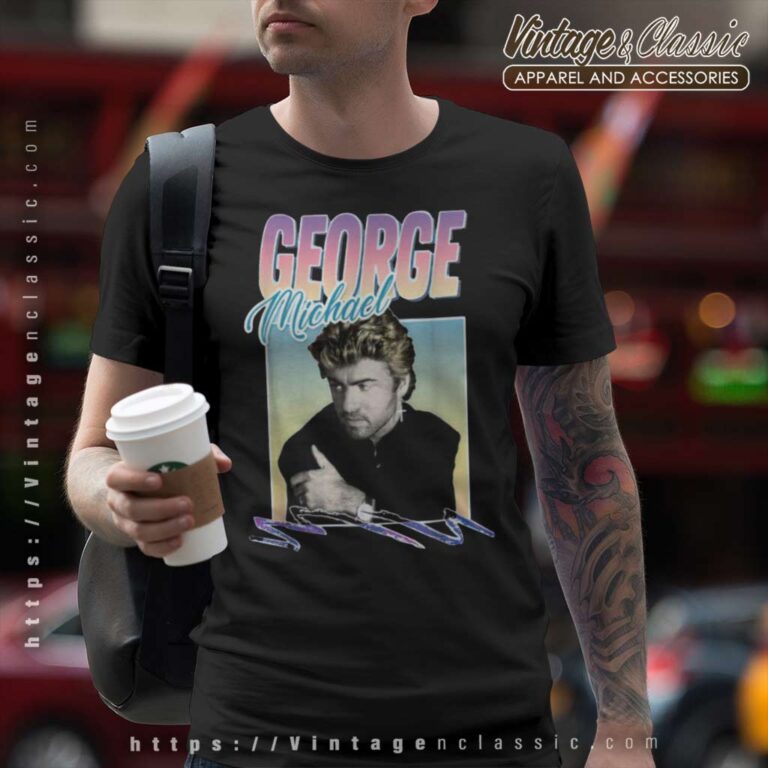 George Michael 80s Styled T Shirt George Michael 80s Styled T Shirt