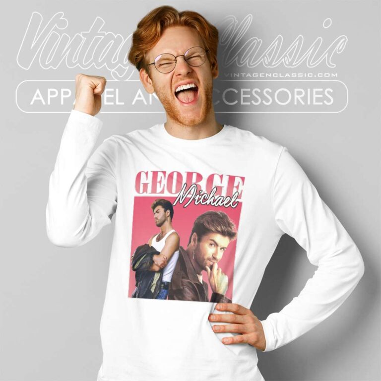 George Michaels Legends Live Forever Long Sleeve Tee George Michaels Legends Live Forever Long Sleeve Tee