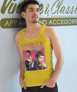 George Michaels Legends Live Forever Tank Top Racerback