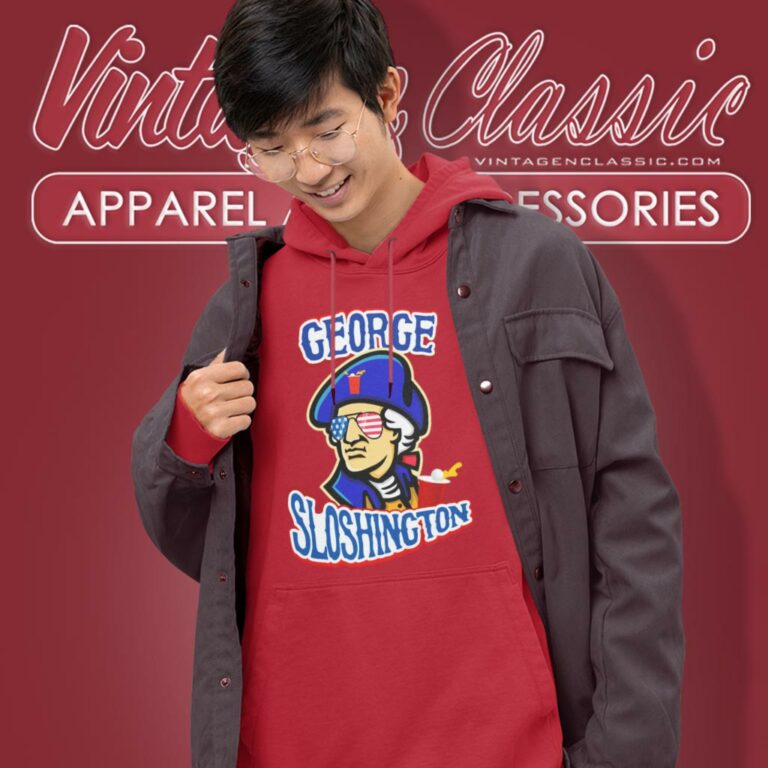 George Sloshington Independence Day Beer Hoodie George Sloshington Independence Day Beer Hoodie