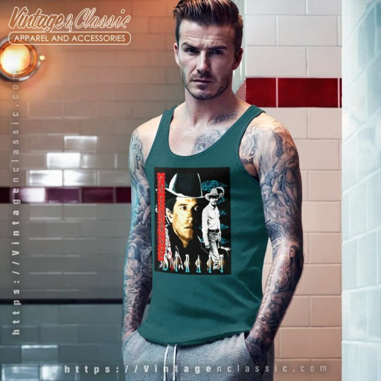 George Strait Country Music Tour Tank Top Racerback George Strait Country Music Tour Tank Top Racerback