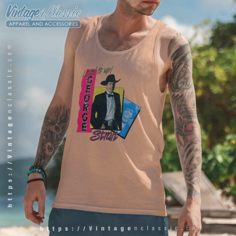 George Strait Light Duty Tour Tank Top Racerback George Strait Light Duty Tour Tank Top Racerback