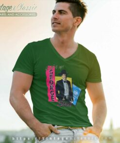 George Strait Light Duty Tour Shirt 6 George Strait Light Duty Tour V Neck TShirt