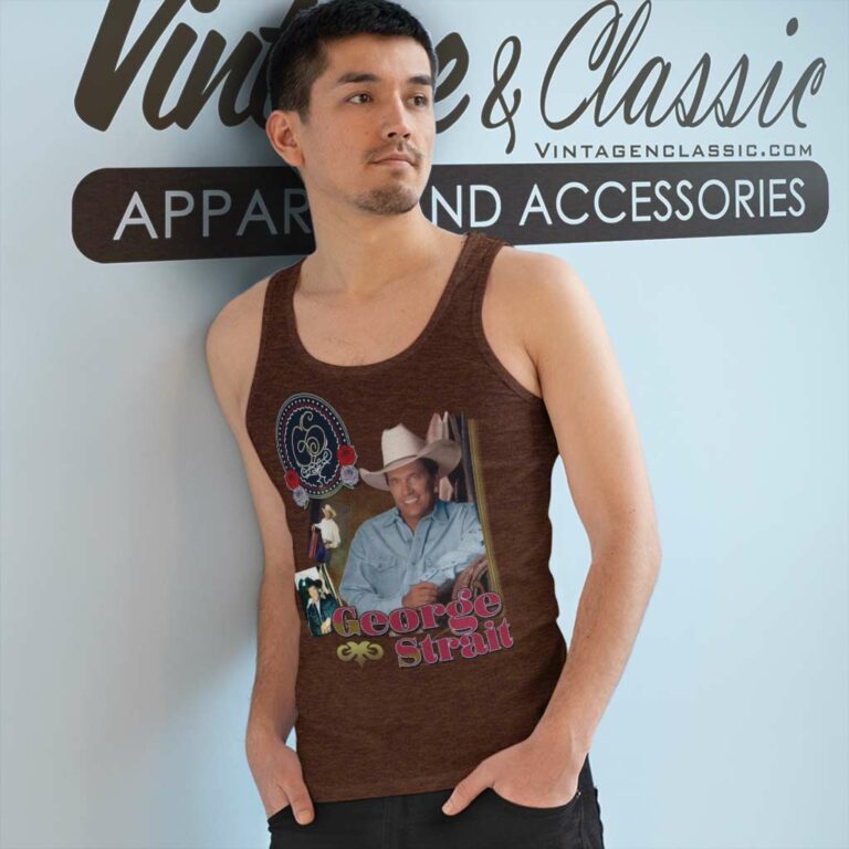 George Strait Live In Concert Tank Top Racerback George Strait Live In Concert Tank Top Racerback