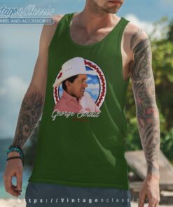 George Strait On Tour Tank Top Racerback