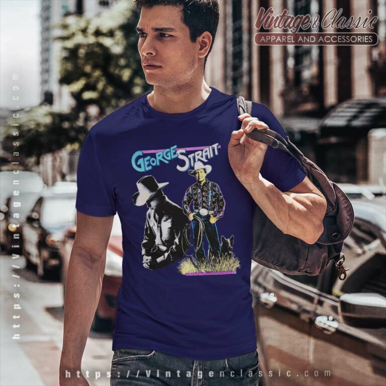 George Strait Shirt Cowboy Western Portrait T Shirt George Strait Shirt Cowboy Western Portrait T Shirt