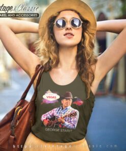 George Strait Strait To Vegas Shirt 4 George Strait Strait To Vegas Tank Top Racerback
