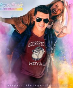 Georgetown Hoyas NCAA University Basketball Shirt 5 Georgetown Hoyas Ncaa University Basketball V Neck TShirt