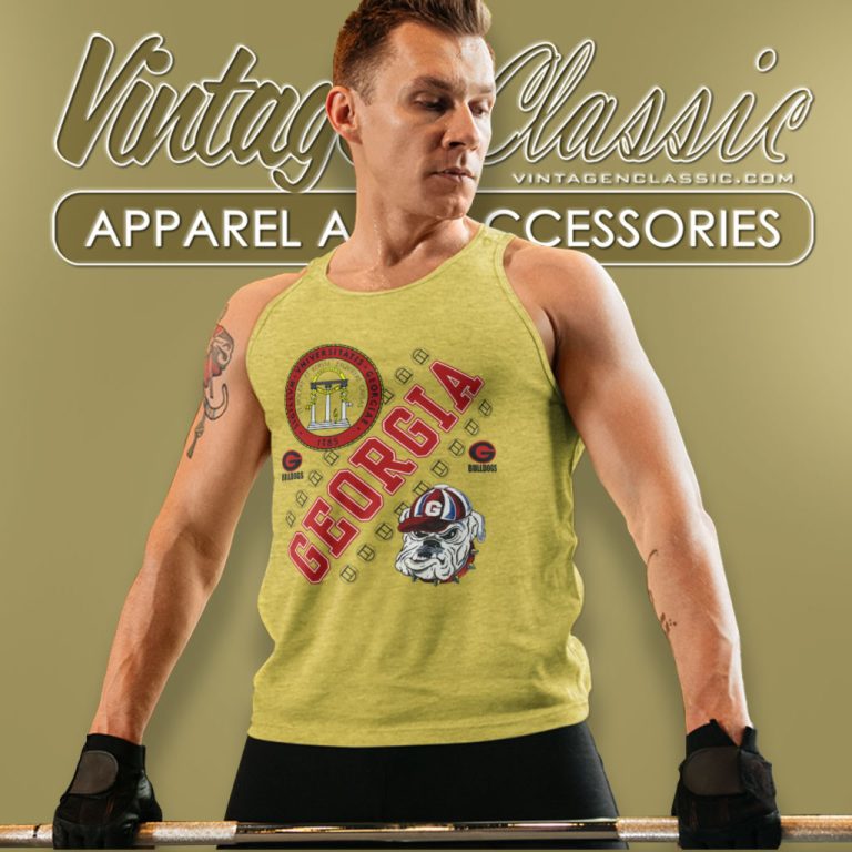 Georgia Bull Dogs Football Uga Tank Top Racerback Georgia Bull Dogs Football Uga Tank Top Racerback