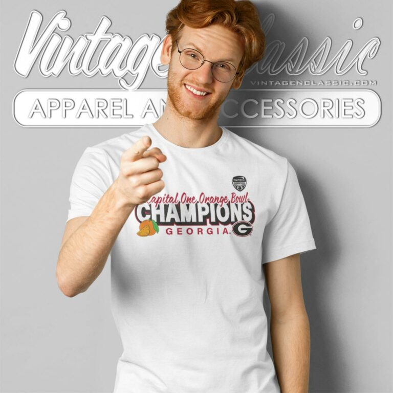 Georgia Bulldogs 2023 Capital One Orange Bowl Champions T Shirt Georgia Bulldogs 2023 Capital One Orange Bowl Champions T Shirt