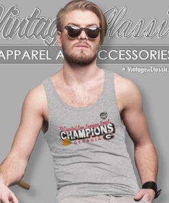 Georgia Bulldogs 2023 Capital One Orange Bowl Champions Tank Top Racerback