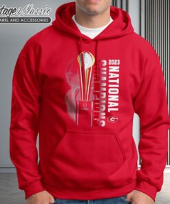 Georgia Bulldogs 2023 National Champions Trophy Hoodie 2