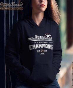 Georgia Bulldogs Team Name 2023 CFP National Champions Hoodie