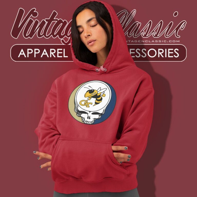 Georgia Institute Of Technology Grateful Dead Steal Your Face Hoodie Georgia Institute Of Technology Grateful Dead Steal Your Face Hoodie