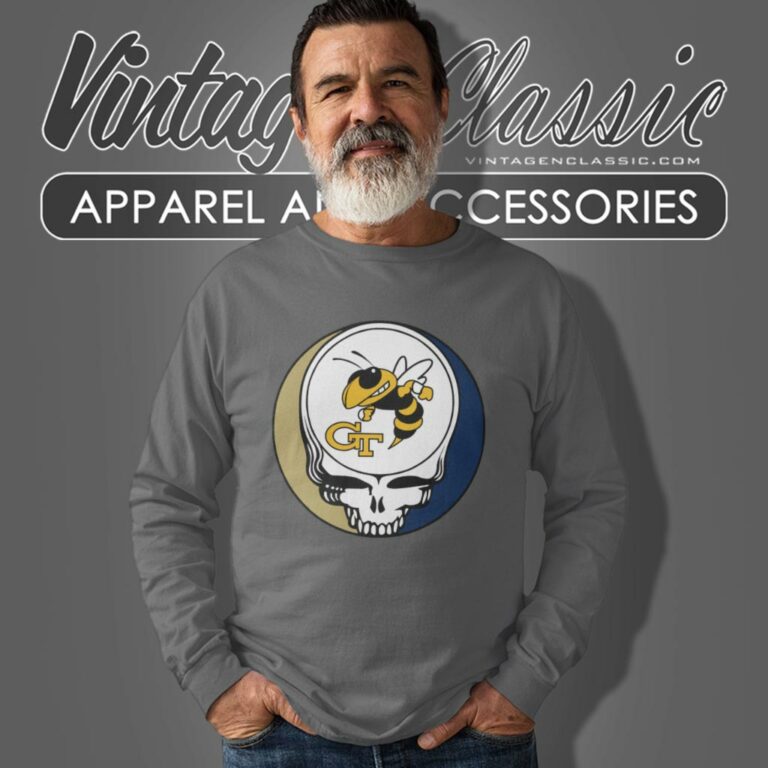 Georgia Institute Of Technology Grateful Dead Steal Your Face Long Sleeve Tee Georgia Institute Of Technology Grateful Dead Steal Your Face Long Sleeve Tee