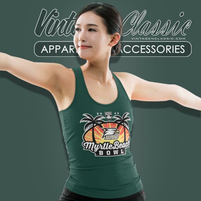 Georgia Southern Eagles 2023 Myrtle Beach Bowl Tank Top Racerback Georgia Southern Eagles 2023 Myrtle Beach Bowl Tank Top Racerback