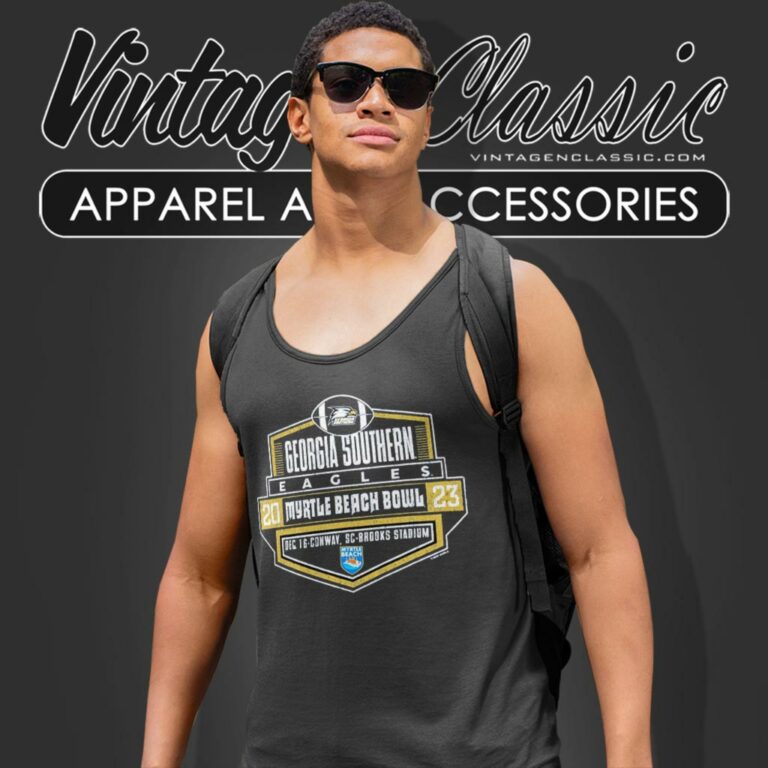 Georgia Southern Eagles Myrtle Beach Bowl 2023 Tank Top Racerback Georgia Southern Eagles Myrtle Beach Bowl 2023 Tank Top Racerback