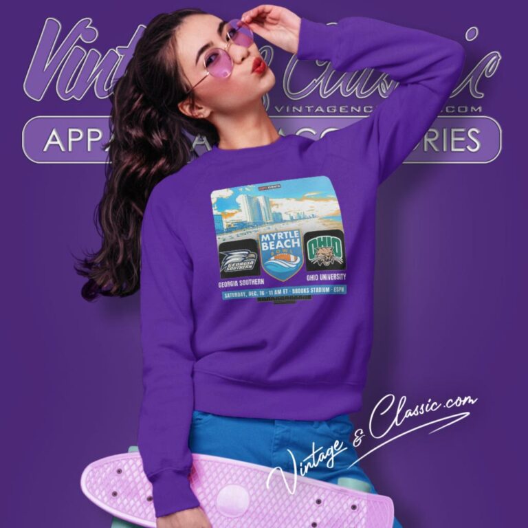 Georgia Southern Football Vs Ohio Football At Brooks Stadium Sweatshirt Georgia Southern Football Vs Ohio Football At Brooks Stadium Sweatshirt