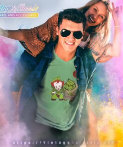 Georgie And Grinch Arizona Cardinals V Neck TShirt