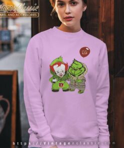 Georgie And Grinch Cincinnati Bengals Sweatshirt