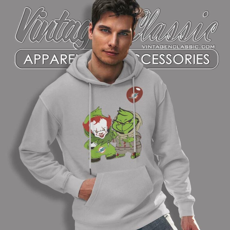Georgie And Grinch Miami Dolphins Hoodie Georgie And Grinch Miami Dolphins Hoodie