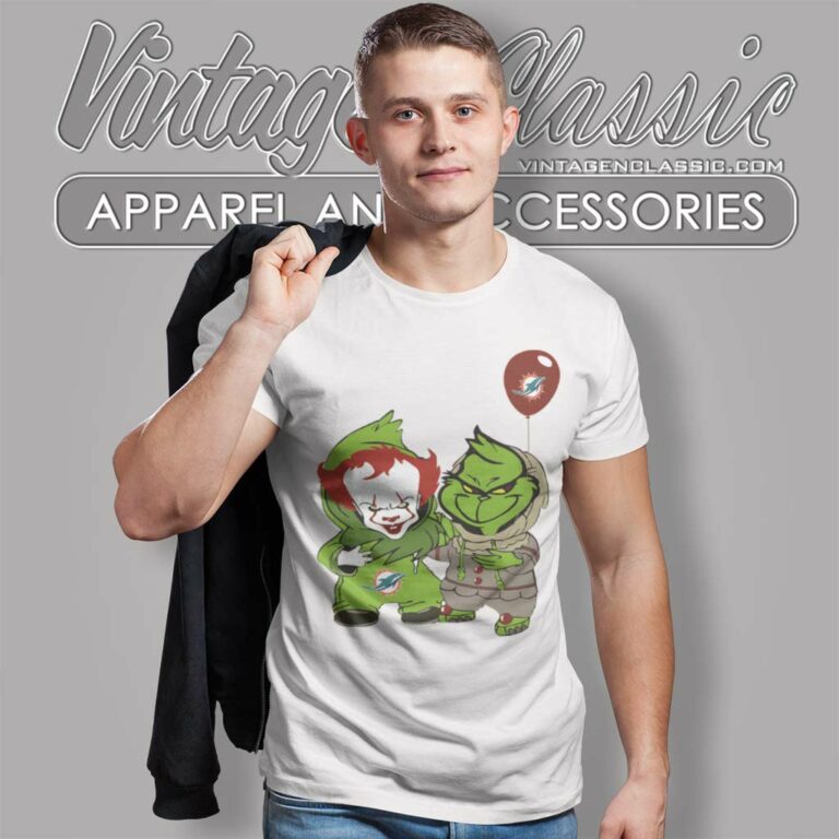 Georgie And Grinch Miami Dolphins T Shirt Georgie And Grinch Miami Dolphins T Shirt