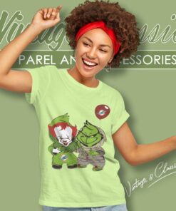 Georgie And Grinch Miami Dolphins Shirt 6 Georgie And Grinch Miami Dolphins Women TShirt