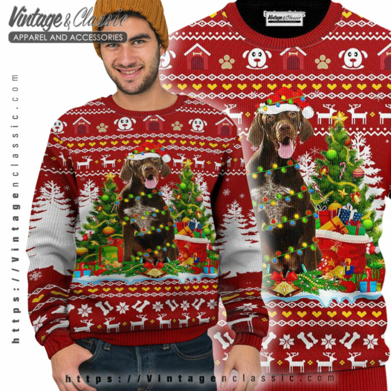 German Shorthaired Dog Ugly Sweater Ugly Sweater German Shorthaired Dog Ugly Sweater Ugly Sweater
