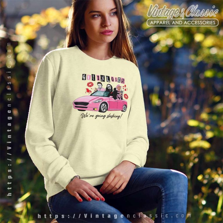 Get In Loser Were Going Slashing Shirt Friday The 13th Sweatshirt Get In Loser Were Going Slashing Shirt Friday The 13th Sweatshirt