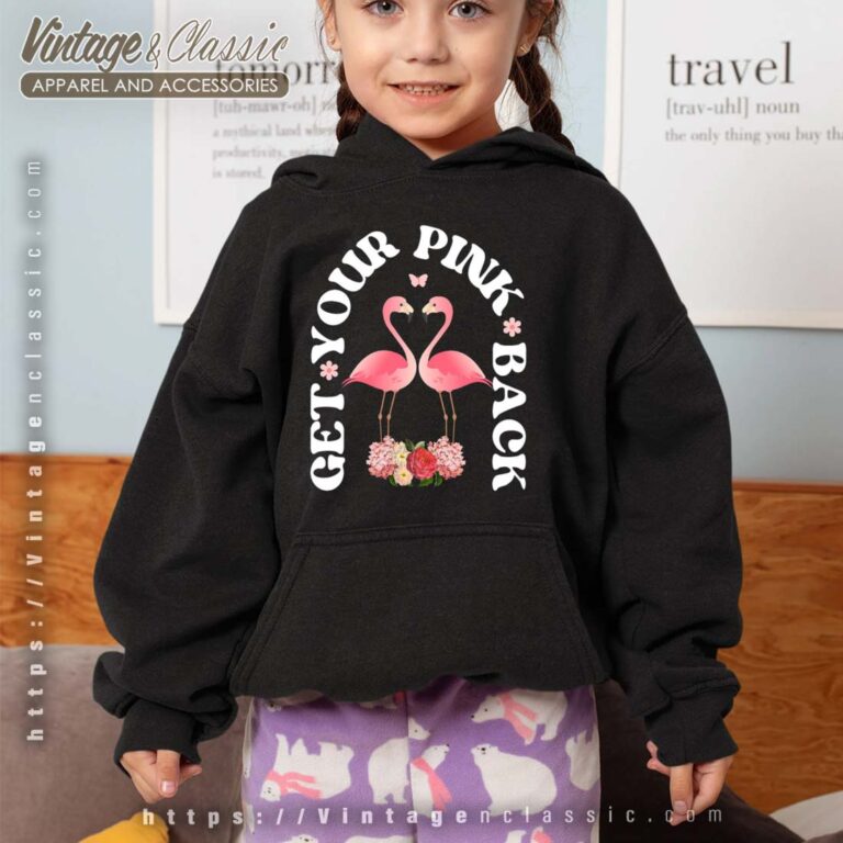 Get Your Pink Back Shirt Pink Flamingo kids Shirt Get Your Pink Back Shirt Pink Flamingo kids Shirt