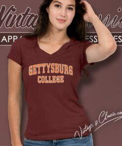 Gettysburg College V Neck TShirt