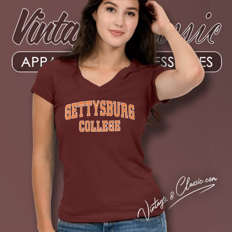 Gettysburg College V Neck TShirt Gettysburg College V Neck TShirt